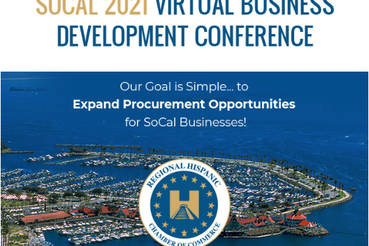 Virtual conference promoting SoCal business procurement opportunities.